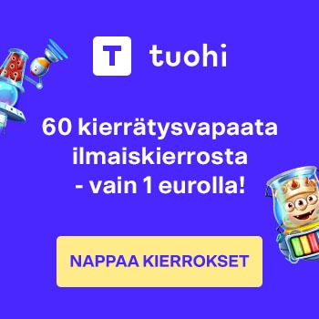 Tuohi - 60FS 1eur Reactoonz 100 offer - 350x350